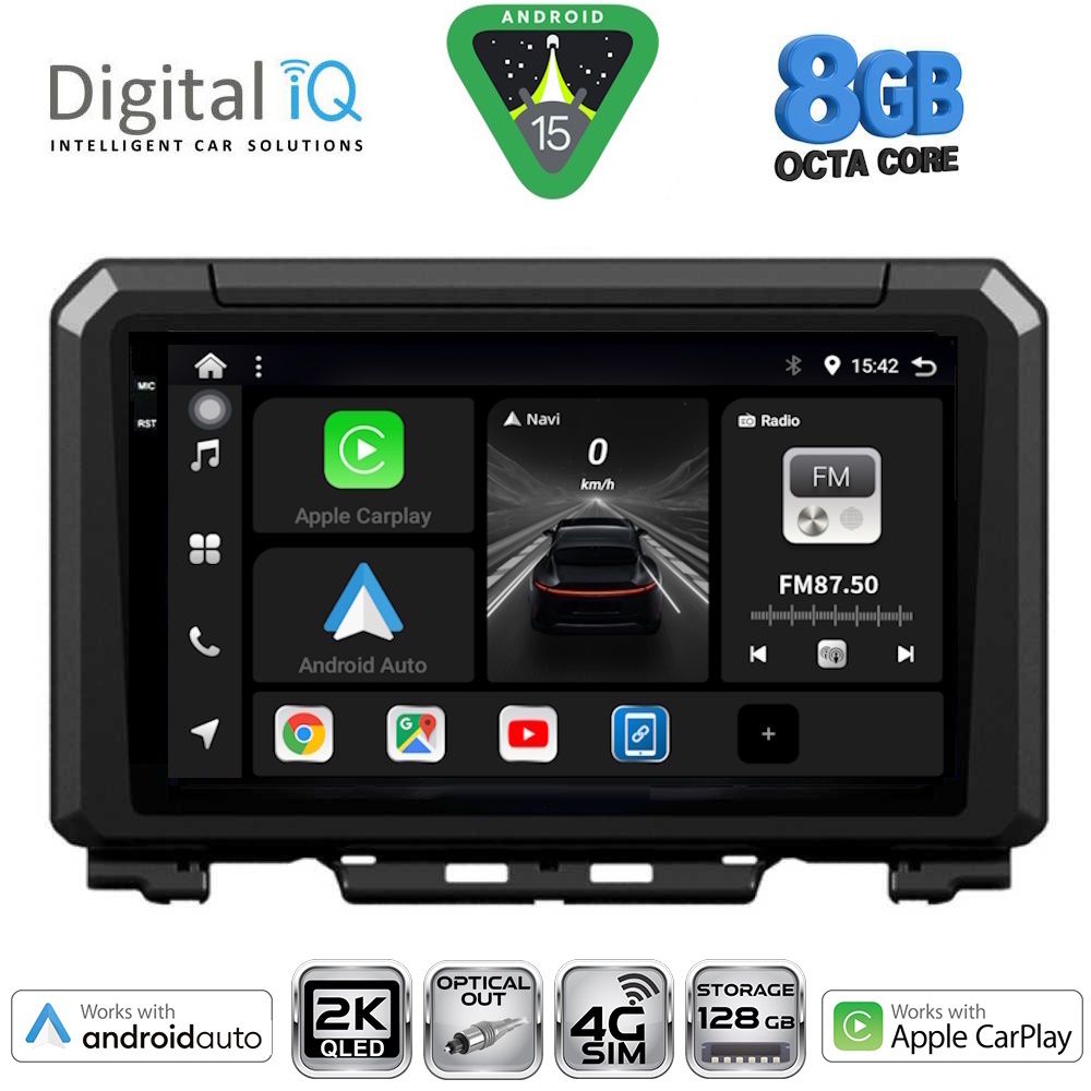 DIGITAL IQ BXK 20679_CPAA (9inc) MULTIMEDIA TABLET for SUZUKI JIMNY mod. 2017-2026 - DIGITAL IQ BXK 20679_CPAA