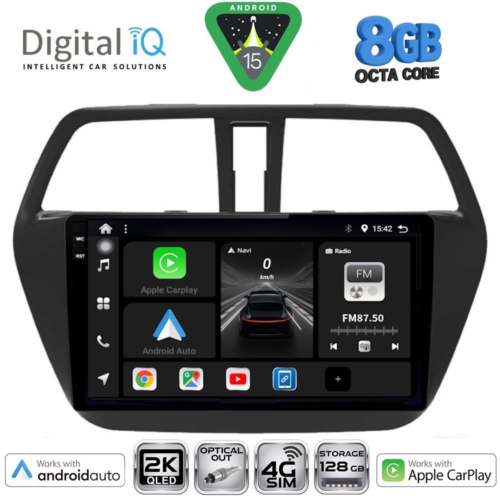 DIGITAL IQ BXK 20689_CPAA (9inc) MULTIMEDIA TABLET for SUZUKI SX4 S-CROSS mod. 2014-2021 - DIGITAL IQ BXK 20689_CPAA