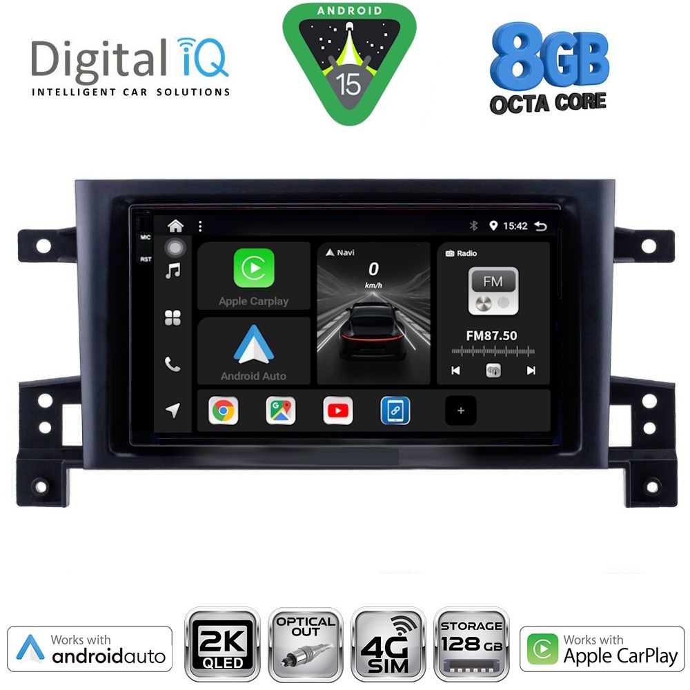 DIGITAL IQ BXK 20696_CPAA (9inc) MULTIMEDIA TABLET for SUZUKI GRAND VITARA mod. 2005-2015 - DIGITAL IQ BXK 20696_CPAA