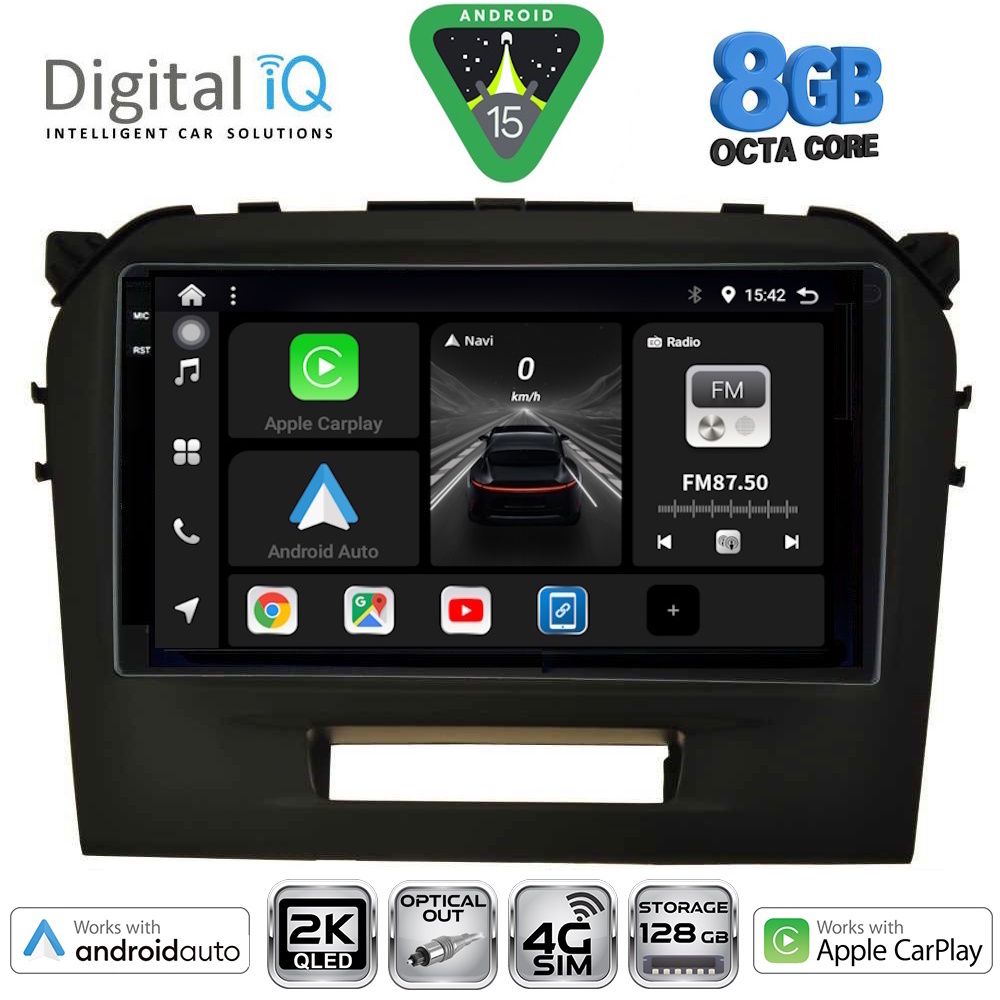DIGITAL IQ BXK 20697_CPAA (9inc) MULTIMEDIA TABLET for SUZUKI VITARA mod. 2016-2025 - DIGITAL IQ BXK 20697_CPAA