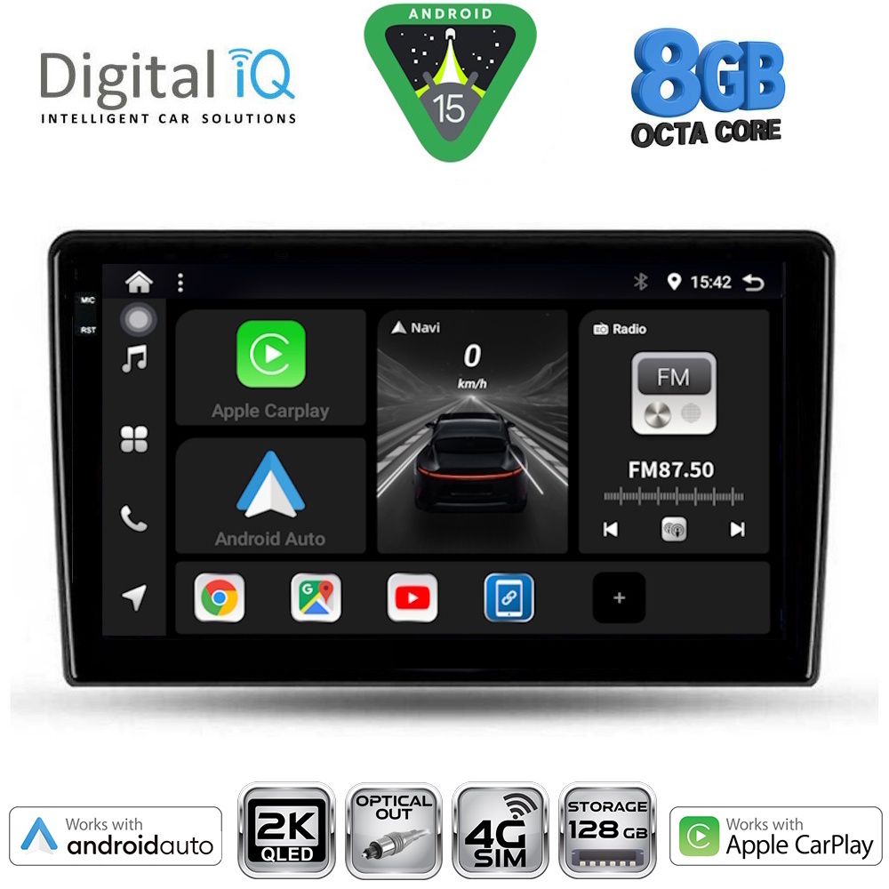 DIGITAL IQ BXK 20702_CPAA (9inc) MULTIMEDIA TABLET for TOYOTA AURIS mod. 2007-2012 - DIGITAL IQ BXK 20702_CPAA