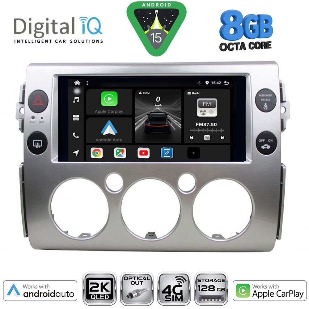 DIGITAL IQ BXK 20717_CPAA (9inc) MULTIMEDIA TABLET for TOYOTA FJ CRUISER mod. 2007-2013 - DIGITAL IQ BXK 20717_CPAA