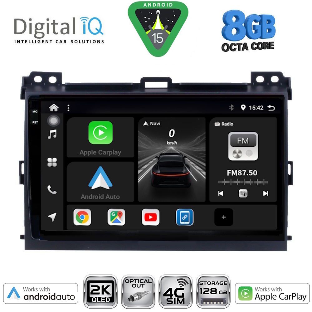 DIGITAL IQ BXK 20723_CPAA (9inc) MULTIMEDIA TABLET for TOYOTA LANDCRUISER mod. 2002-2008 - DIGITAL IQ BXK 20723_CPAA