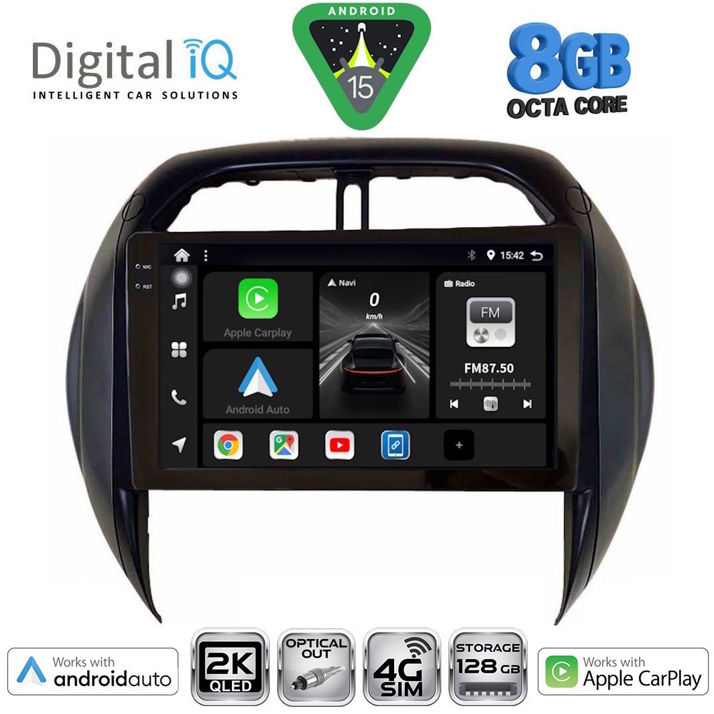 DIGITAL IQ BXK 20730_CPAA CLIMA (9inc) MULTIMEDIA TABLET for TOYOTA RAV 4 mod. 2000-2006 - DIGITAL IQ BXK 20730_CPAA CL