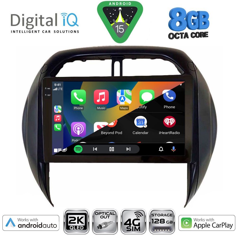 DIGITAL IQ BXK 20730_CPAA CLIMA (9inc) MULTIMEDIA TABLET for TOYOTA RAV 4 mod. 2000-2006 - DIGITAL IQ BXK 20730_CPAA CL