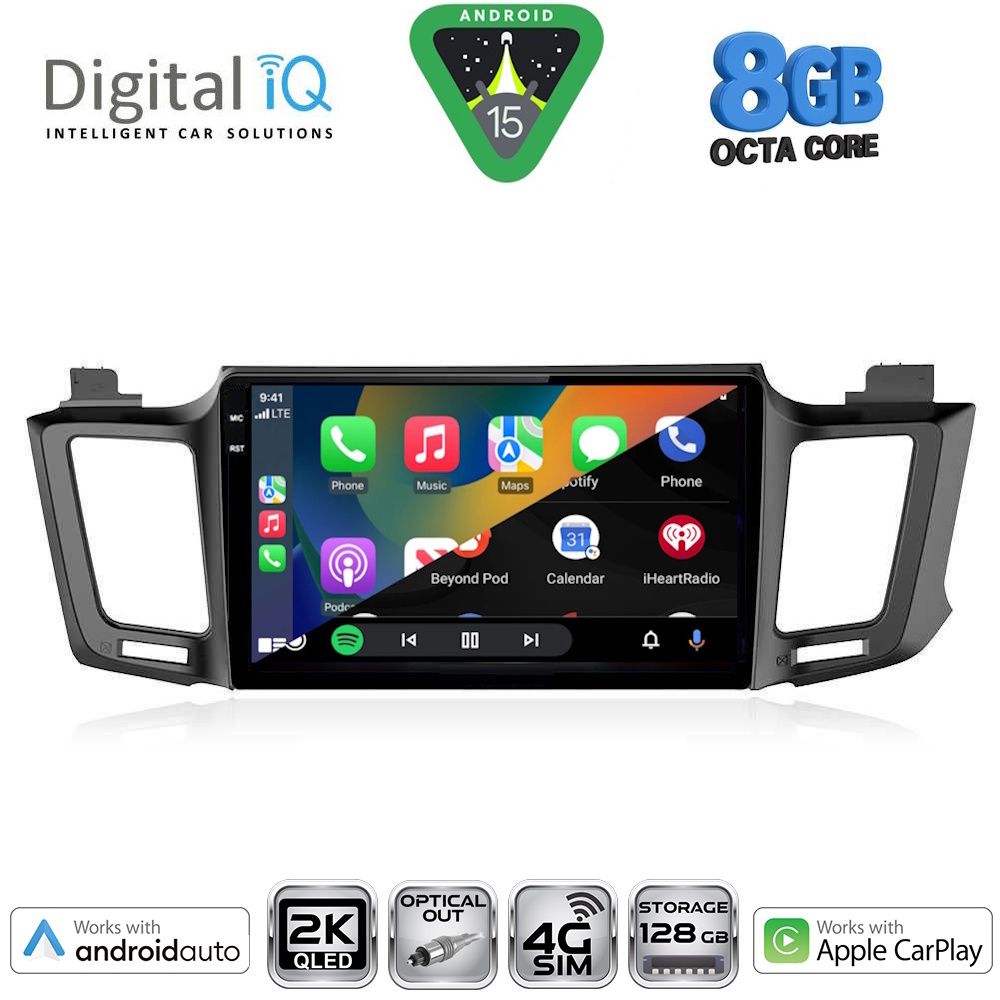 DIGITAL IQ BXK 20733_CPAA (10inc) MULTIMEDIA TABLET for TOYOTA RAV 4 mod. 2013-2019 - DIGITAL IQ BXK 20733_CPAA