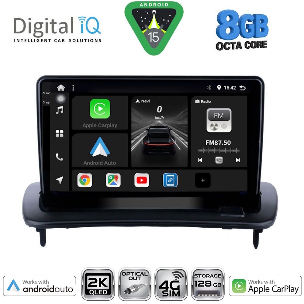DIGITAL IQ BXK 20783_CPAA (9inc) MULTIMEDIA TABLET for VOLVO C30 - S40 mod. 2004-2013 - DIGITAL IQ BXK 20783_CPAA