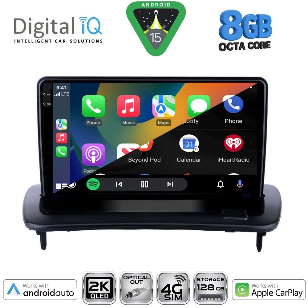 DIGITAL IQ BXK 20783_CPAA (9inc) MULTIMEDIA TABLET for VOLVO C30 - S40 mod. 2004-2013 - DIGITAL IQ BXK 20783_CPAA
