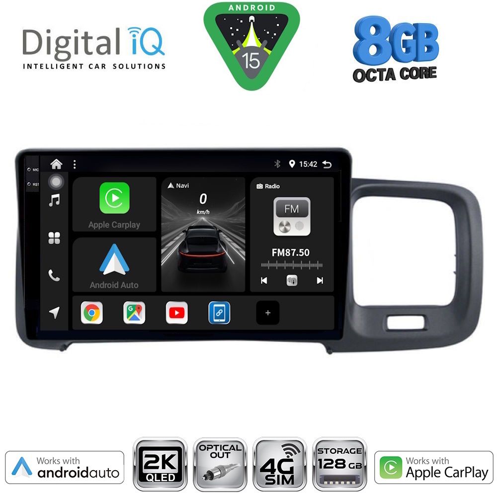 DIGITAL IQ BXK 20785_CPAA (9inc) MULTIMEDIA TABLET for VOLVO S60 mod. 2010-2018 - DIGITAL IQ BXK 20785_CPAA