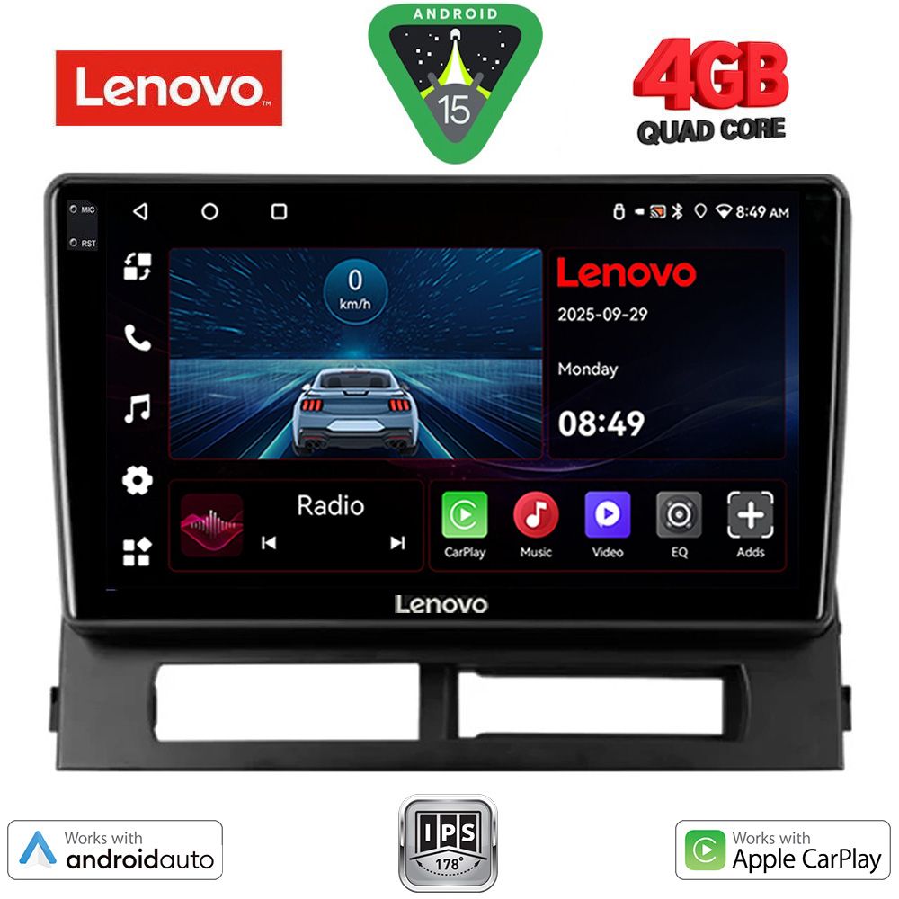 LENOVO LVE 8728DASH_CPAA (9inc) MULTIMEDIA TABLET for TOYOTA PRIUS mod. 2003-2009 (Supports Original Clima-HYBRID) - LENOVO LVE 8728DASH_CPAA