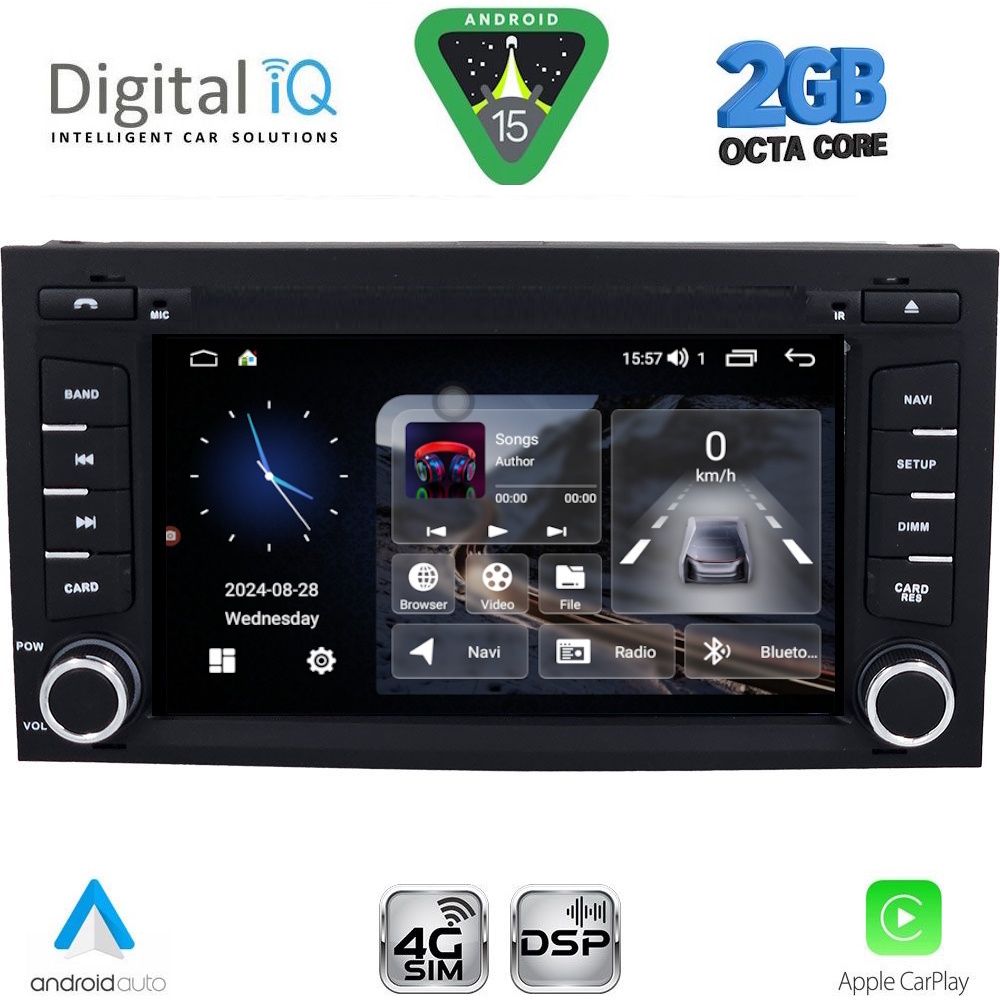 DIGITAL IQ BLF 347_CPA (7" DECK) MULTIMEDIA SYSTEM for SEAT LEON mod. 2012-2021 – IBIZA mod. 2015-2017 - DIGITAL IQ BLF 347_CPA