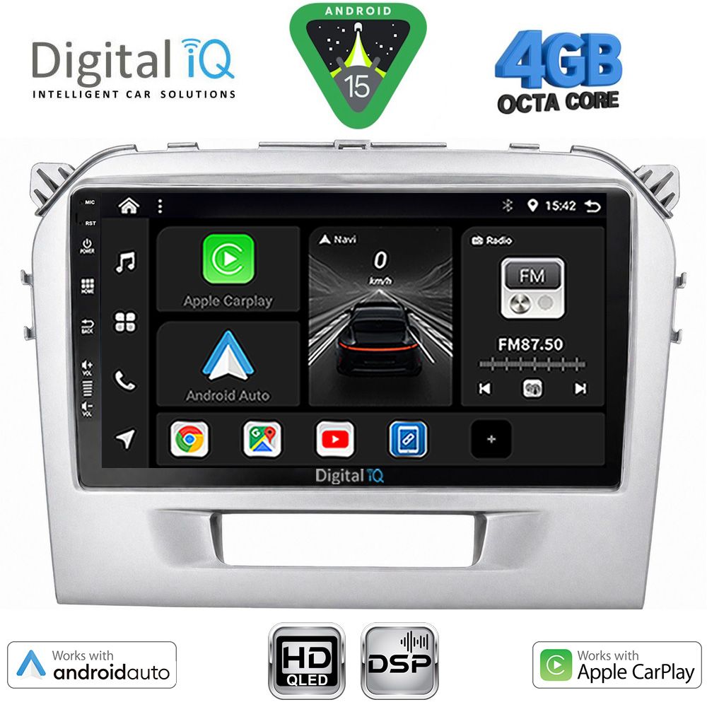 DIGITAL IQ BXF 6697SL_CPAA (9inc) MULTIMEDIA TABLET for SUZUKI VITARA mod. 2016-2025 (SILVER) - DIGITAL iQ BXF 6697SL_CPAA