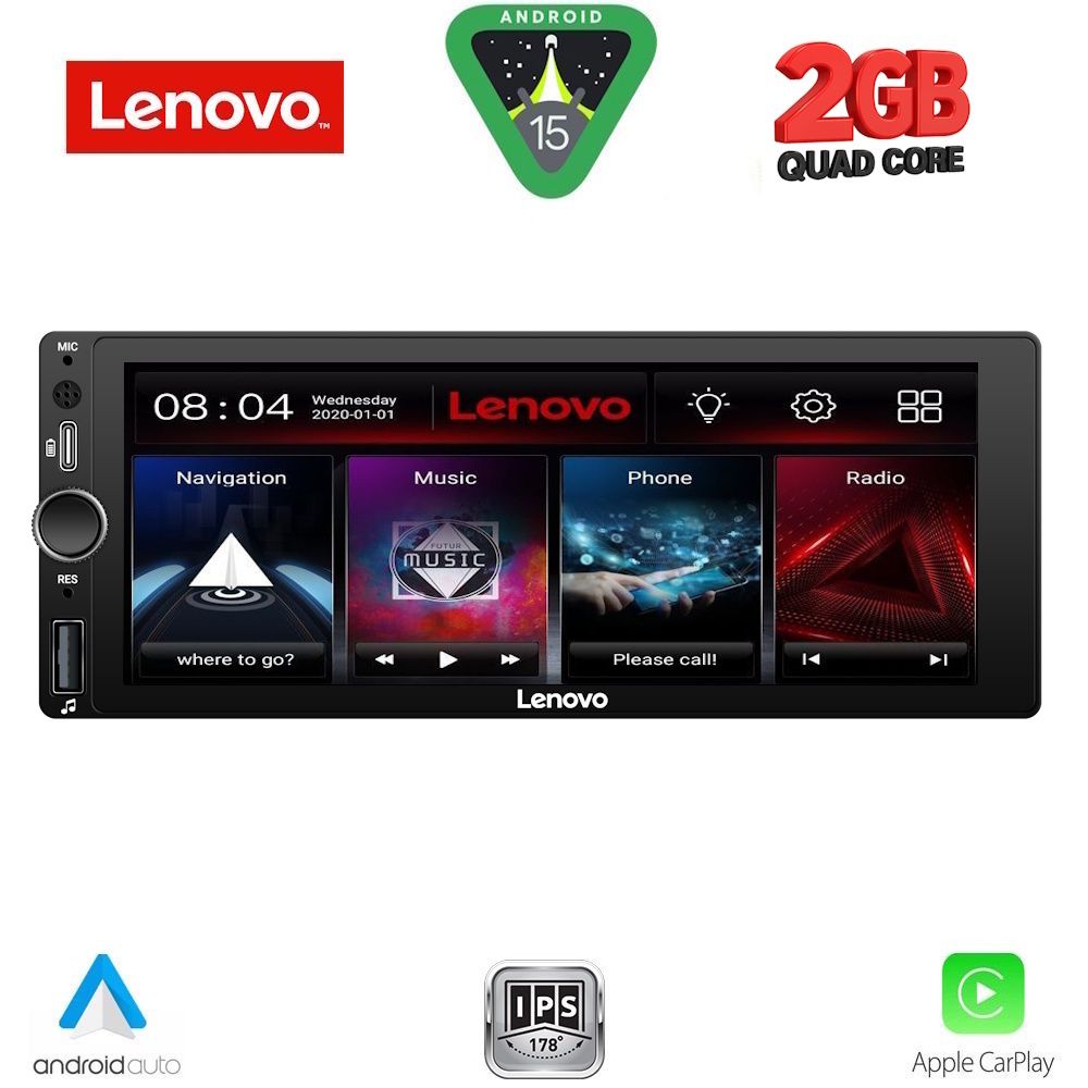 LENOVO LVD 240_CPA (6.86"_DIN) MULTIMEDIA 1DIN - LENOVO LVD 240_CPA